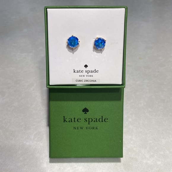 NEW KATE SPADE NEW YORKK boxed round stud earrings ⭐️⭐️⭐️⭐️ - Picture 10 of 15
